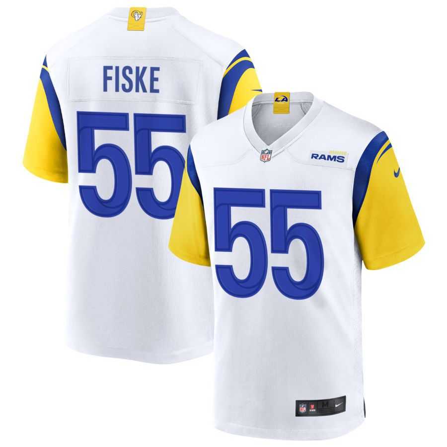 Men & Women & Youth Los Angeles Rams #55 Braden fiske White vapor untouchable limited Jersey